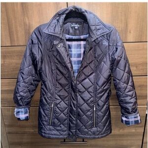 Brookes Brothers Navy Women's Quilted Jacket